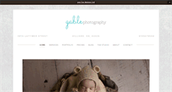 Desktop Screenshot of gablephoto.com